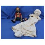 Wooden Marionette, Cloth Doll