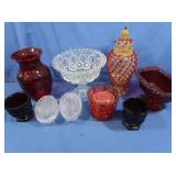 LE Smith Moon & Stars, Red Glass & more