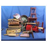 Lg Lot Wood Decor