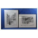 2 Signed Framed Sketches 26.5x20"