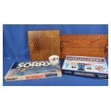 Sorry, Indiana-Opoly & Wooden Chinese Checkers