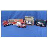 Buddy L Coke Truck, Golden Pepsi Truck, NIB