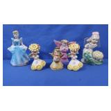 6 China Figurines incl Napco