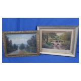 Vintage Framed Print 18x14.5, Antique Framed