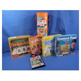 Games-Jenga, Boggle Jr, Connect 4, Tripoly