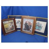 4 Pictures-15x13", 17x14" & 2-21x17"