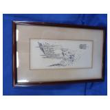 Original Framed Painting by Wm R Perry