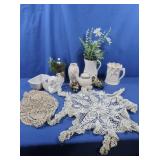 Floral Arrangements, Doilies & more