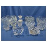 Spun Glass Art Piece, Fostoria Glass & more