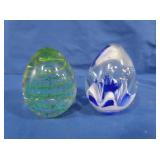 Crystal Egg Shape Paperweights