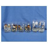 McDonalds Steeler Glasses 4-1982, 2 Superbowl
