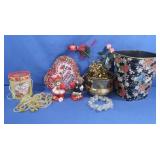 Beautiful Waste Basket, Decorative Boxes & more