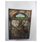 Hanging Stained Glass Picture (crack)