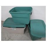 Empty Totes (only 1 w/lid)