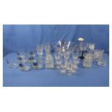 Lg Lot Asst Glassware