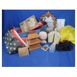 Decor Items-Mirror, Ceramic Cards, American Flag