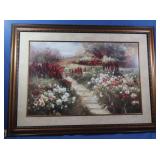 Framed Impressionism Print on Art Board 47x36"