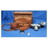 Argus C-Four Camera in Case w/Flash & Carrying