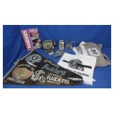 Oakland Raiders Pennants, Glass Playing Cards