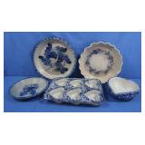 Blue & Grey Pottery Bakeware
