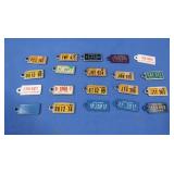 Miniature Key Chain License Plates