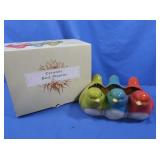 NIB Cracker Barrel Ceramic Bird Planters