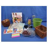 Cookbooks, Vintage Bowls, Corn Holders & more