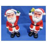 2 Vintage Ceramic Santas (Japan)