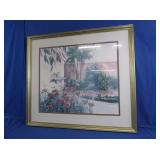 Framed Watercolor Picture 39.5x34"