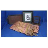 Gilded Swiveling Picture Frame, Satin Queen