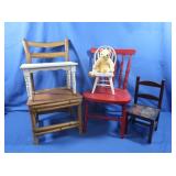 Childs Bamboo & Wooden Chairs