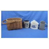 Pfaltzgraff Salt Crock, Pottery