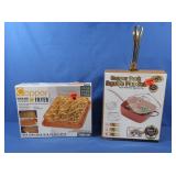 NIB Copper Cook Set & Copper Open Air Fryer