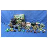 Frog Figurines & Kids Book