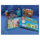 NIB Domino Set in Lunch Box, Dr Seuss Matching