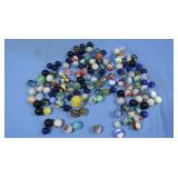 Vintage Marbles w/Shooter