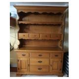 St Johns Table Co Hutch-Solid Wood w/2 Side