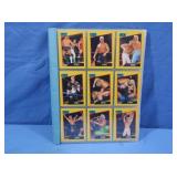 1991 WCW Wrestling Cards in Binder