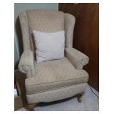Upholstered Wing Back Chair 32Wx29Dx41"H