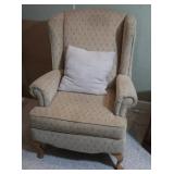 Upholstered Wing Back Chair 32Wx29Dx41"H