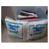 Misc Fabric & Scraps, 2 NIP Pillow Forms