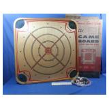 Vintage Carrom Game Board in Box