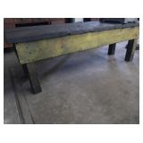 Low Wooden Work Bench 20x71x24"