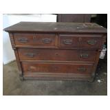 Antique Oak Dresser 45x21x31"
