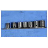 7 Snap-on 3/8" Shallow Impact Sockets