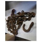Heavy Chain w/Hooks-approx 10