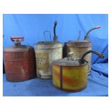 4 Gas & Oil Cans