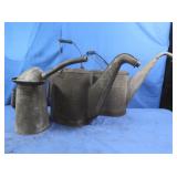 3 Vintage Radiator Fill Cans