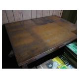 Vintage Wooden 4-drawer Desk 3.5