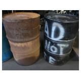 2-55 Gal Metal Drums